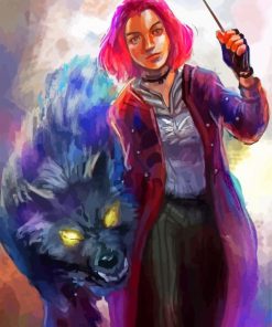 Aesthetic Nymphadora Tonks paint by number