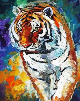 Aesthetic Abstract Tiger paint by number