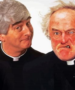 Aesthetic Father Ted Characters paint by number