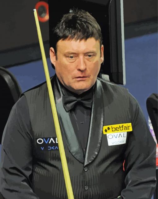 Aesthetic Jimmy White Snooker paint by number