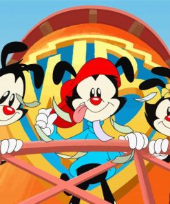 Animaniacs Cartoon paint by number