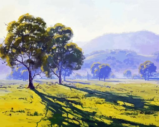 Bathurst Australia Landscape Art paint by number