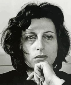 Black And White Anna Magnani paint by number
