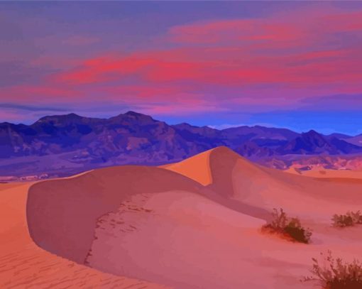 California Desert paint by number