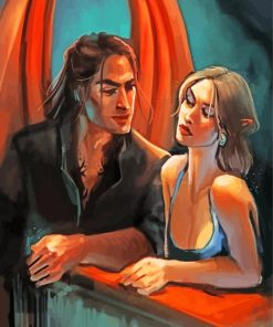 Cassian And Nesta Couple paint by number
