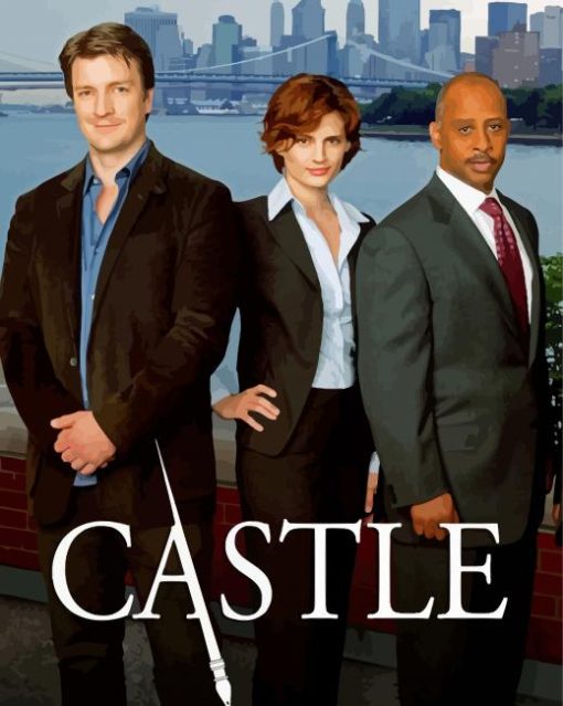 Castle Tv Show Serie paint by number