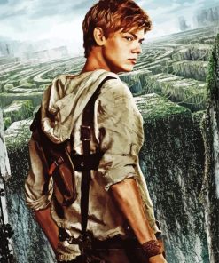 Cool Newt Maze Runner paint by number