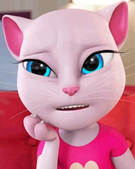 Cool Talking Angela paint by number