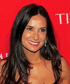 Demi Moore paint by number