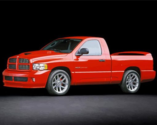 Dodge Ram Truck paint by number