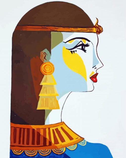 Egyptian Woman paint by number