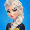 Elsa Modern Disney Character paint by number