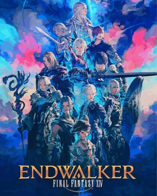 Endwalker Final Fantasy XIV paint by number