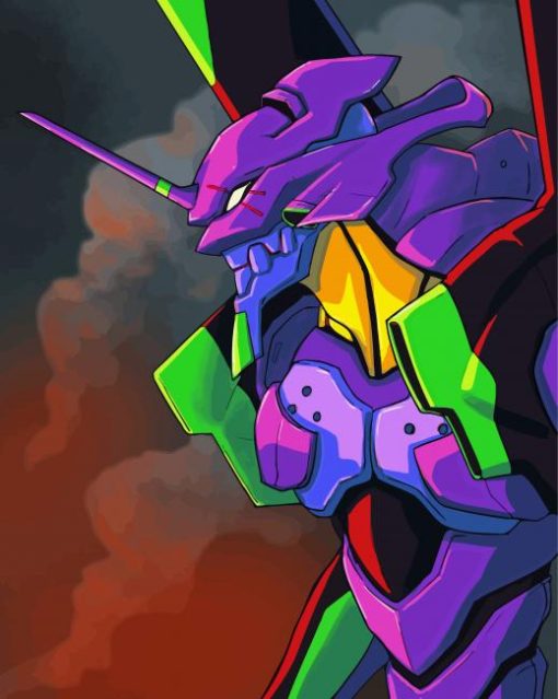 Eva 01 Art paint by number