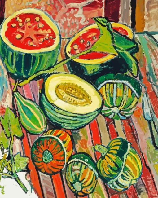 Fruits John Bratby paint by number