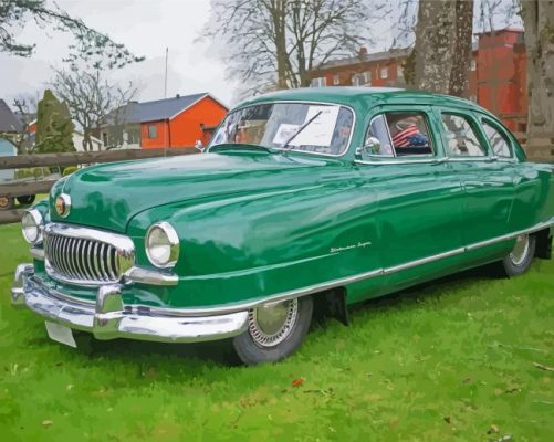 Green Nash Car paint by number