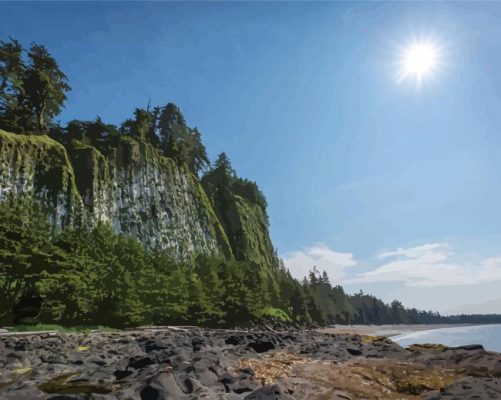 Haida Gwaii Nature paint by number