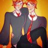 Harry Potter Weasley Twins Characters Art paint by number
