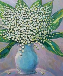 Lilies Of The Valley In A Jug Art paint by number