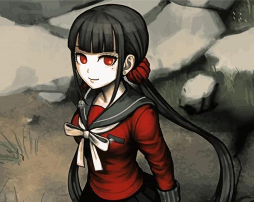 Maki Harukawa Danganronpa Paint by number