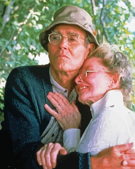 On Golden Pond Movie Characters paint by number