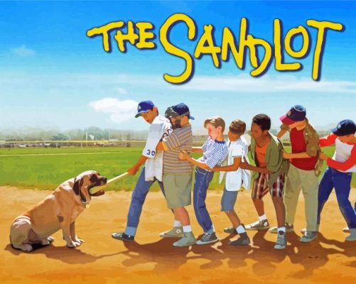 Sandlot Movie paint by number