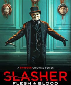 Slasher Movie Poster paint by number