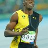 The Jamaican Runner Usain Bolt paint by number