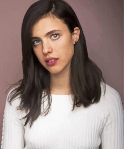 The Actress Margaret Qualley paint by number