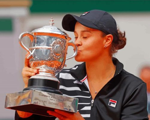 The Champion Ashleigh Barty paint by number