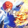 Todoroki Shoto paint by number