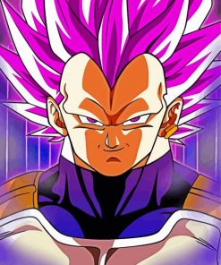 Ultra Ego Vegeta Anime paint by number