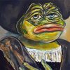 Vintage Pepe Frog Art paint by number