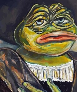 Vintage Pepe Frog Art paint by number
