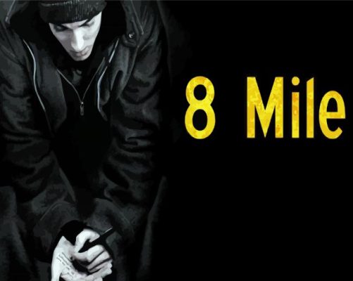 8mile Movie Poster paint by number