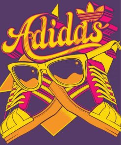Adidas Illustration paint by number