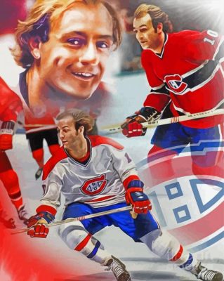 Aesthetic Guy Lafleur Art paint by number