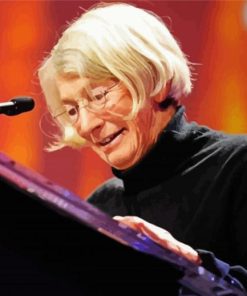American Poet Mary Oliver paint by number