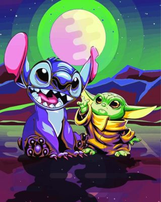 Baby Stitch Art paint by number