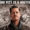 Brad Pitt Inglourious Basterds paint by number