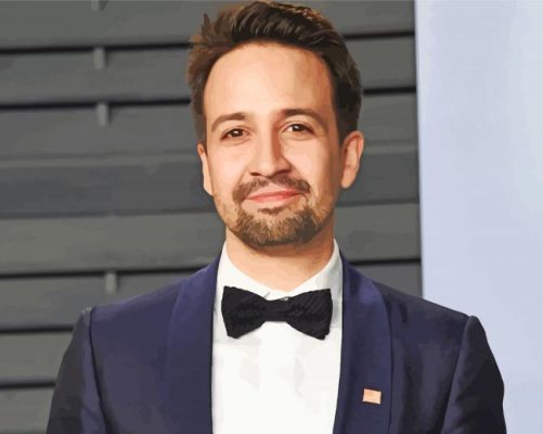 Classy Lin Manuel Miranda paint by number