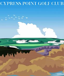 Cypress Point Illustration paint by number