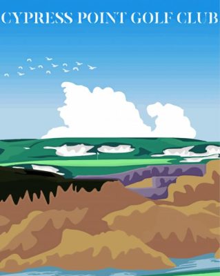 Cypress Point Illustration paint by number