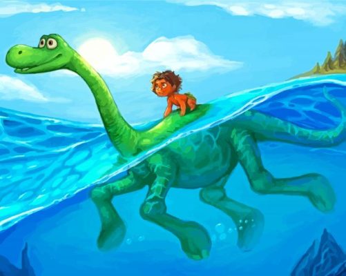 Disney The Good Dinosaur paint by number