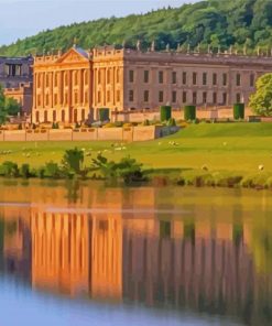 England Chatsworth House paint by number