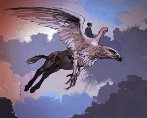 Fantasy Buckbeak Harry Potter paint by number