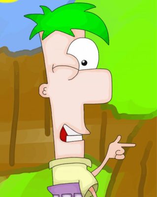 Ferb Fletcher Take Two With Phineas And Ferb paint by number