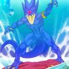 Golduck Man paint by number