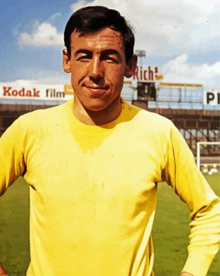 Gordon Banks Soccer Player paint by number