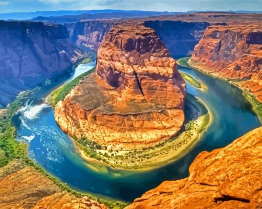 Grand Canyon West paint by number